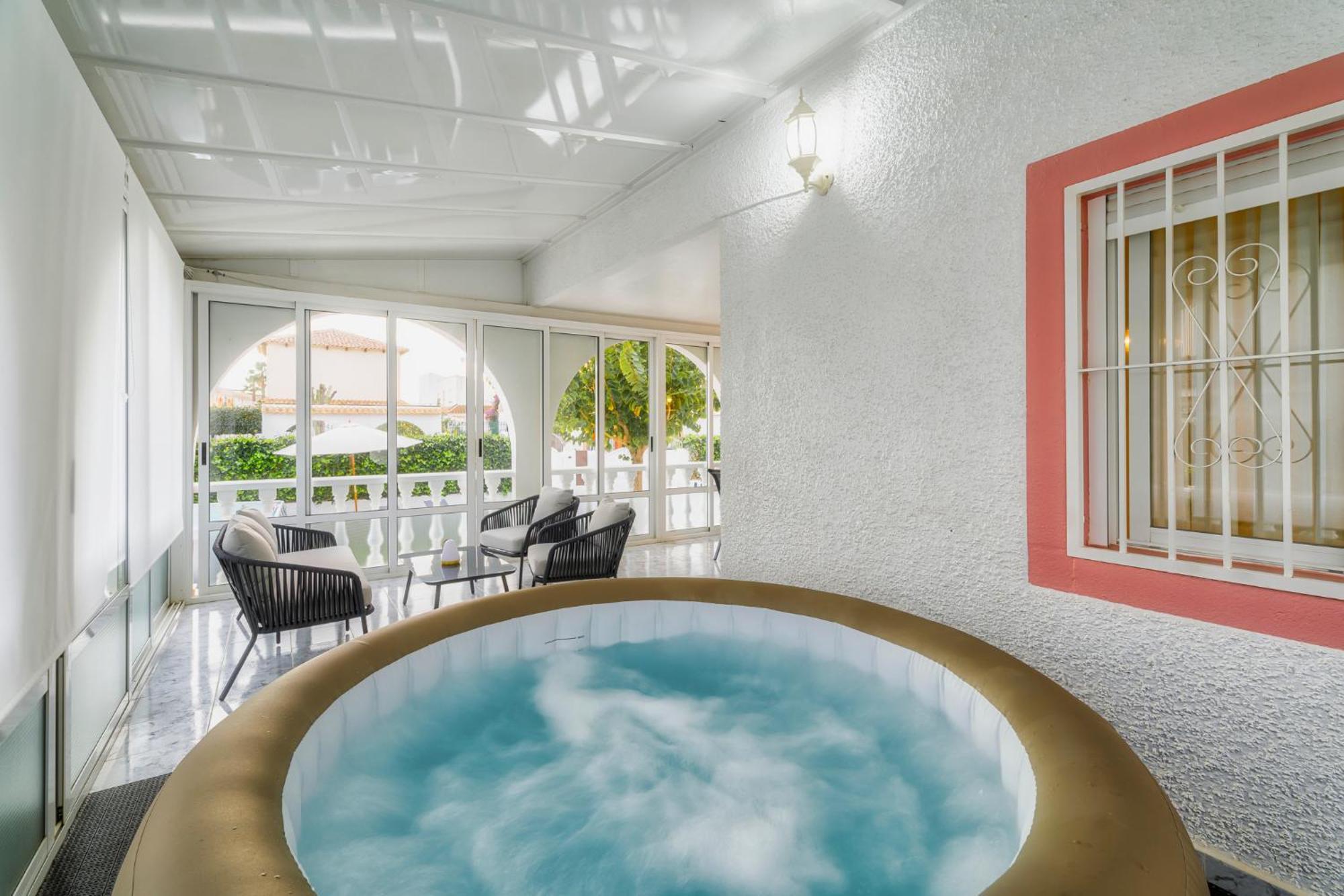 Villa Marie Estancia Premium En El Mar Menor Con Jacuzzi Climatizado Лос-Нарехос Экстерьер фото